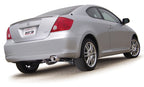 Borla 05-08 Scion tC Rear Muffler on silver car exterior