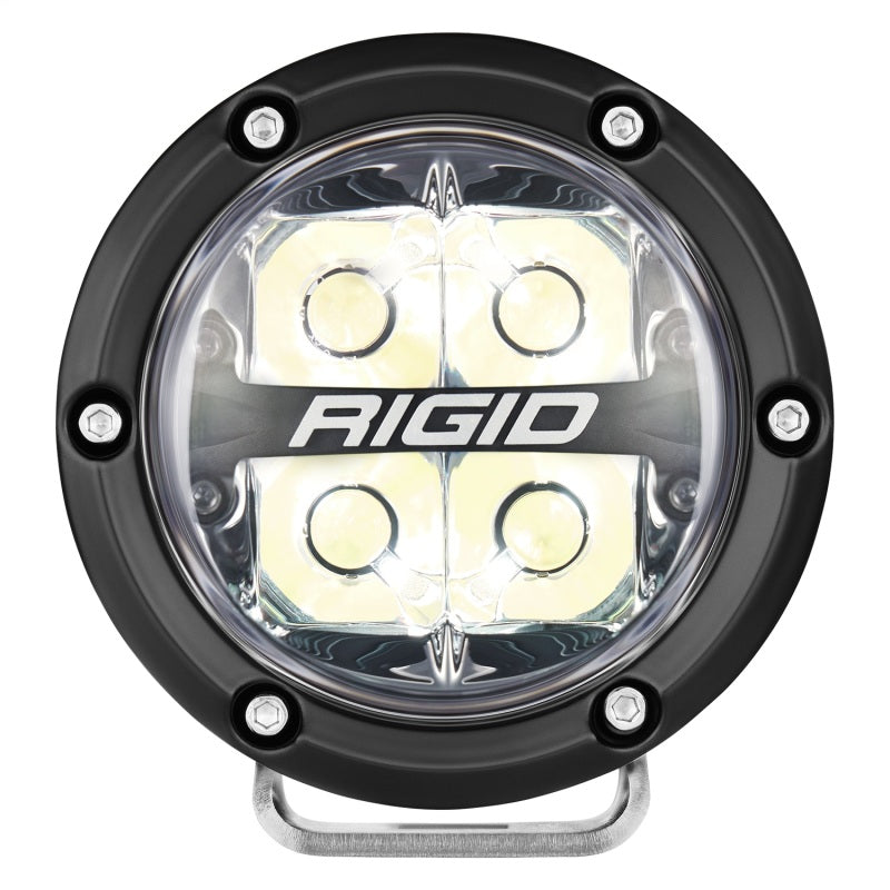 Rigid Industries 360-Series 4in LED Off-Road Spot Beam - RGBW (Pair) for offroad lighting and electrical.
