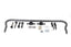 Hellwig 97-06 Jeep Wrangler TJ Solid Heat Treated Chromoly 1-1/4in Front Sway Bar with installation hardware for offroad upgrades.