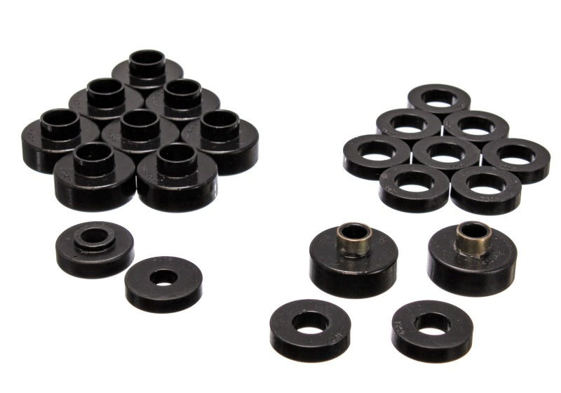 Energy Suspension CJ5-7 Body Mounts - Black for off road parts