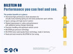 Bilstein B8 5162 Series 17-18 Ford F-250/F-350 Front Monotube Suspension Leveling Kit (for 2in Lift) features and benefits.