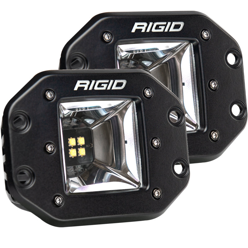 Rigid Industries Radiance+ Scene RGBW Flush Mount - Pair, offroad lighting and electrical accessories.
