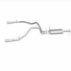 MagnaFlow 2019 Ram 1500 V8 5.7L (Excl. Tradesman) Polished 3in 409SS Cat-Back Exhaust System for offroad performance upgrades