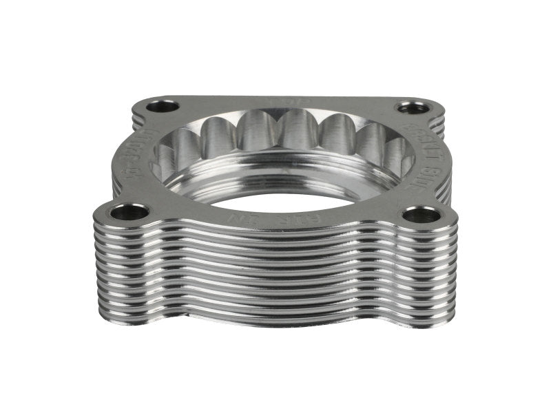 aFe 07-12 Dodge 1500 / 07-12 Dodge Dakota V6 3.7L Silver Bullet Throttle Body Spacer - Silver Secondary image