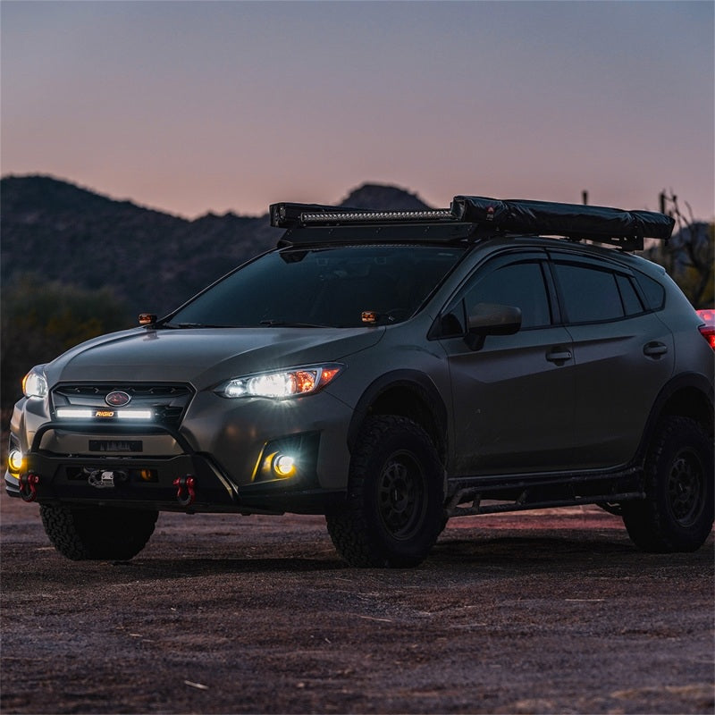 Rigid Industries SR-Series 20in SAE Driving Light Amber on off-road vehicle