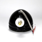 KC HiLiTES Daylighter 6in. Halogen Light 100w Spot Beam (Pair Pack System) - Black SS close-up view.