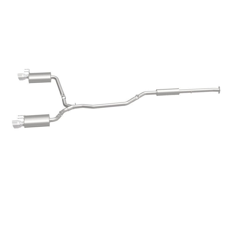 MagnaFlow Sys C/B 2015 Honda Accord 3.5L V6 2.5in SS Dual Split Rear Polished 4.5 Tip exhaust system image