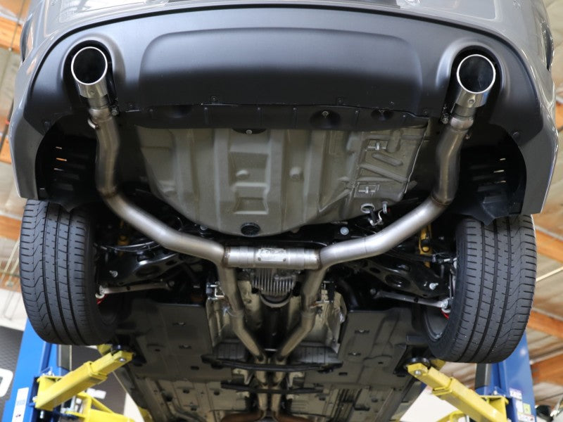aFe MACH Force-Xp 3in 304 SS Cat-Back Exhaust 15-20 Dodge Charger Hellcat V8-6.2L/6.4L w/o Muffler Secondary image