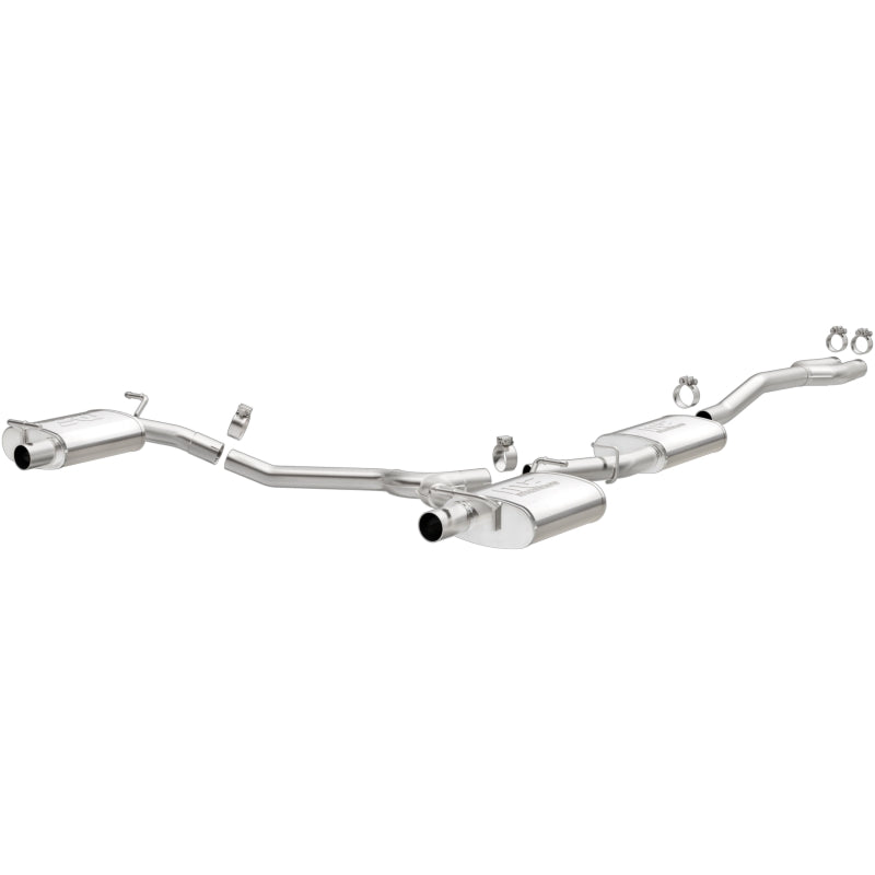 MagnaFlow Cat-Back SS Dual Split Rear Exit 2015 Dodge Charger/Chrysler 300C 3.6L V6 (Uses OEM Tips) Secondary image