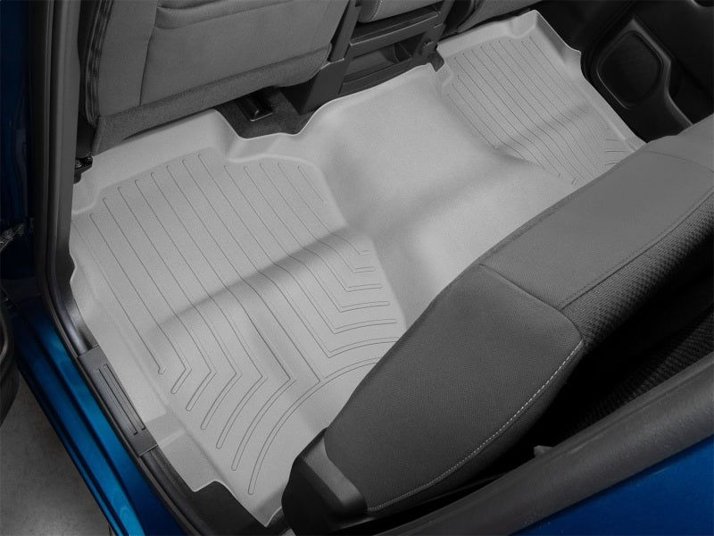 WeatherTech 2019+ Chevrolet Silverado 1500 Rear FloorLiner - Grey Secondary image