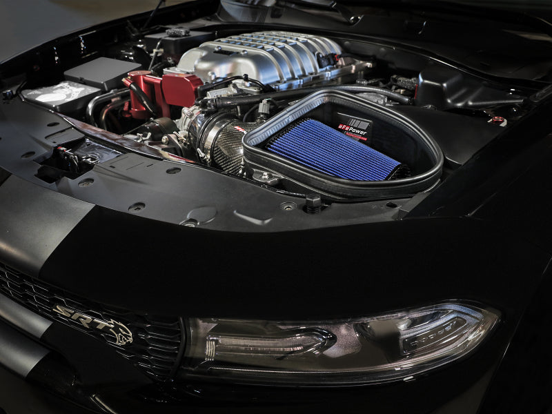 aFe Dodge Charger SRT Hellcat Redeye 21-23 V8-6.2L Track Series Stage-2 Carbon Fiber Intake Pro 5R Secondary image