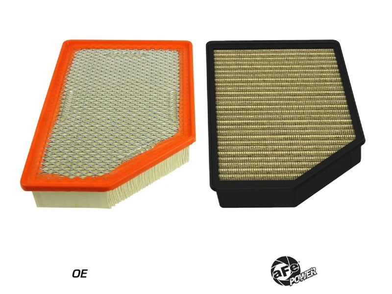 aFe Magnum FLOW OE Replacement Air Filter w/ Pro GUARD 7 GM Diesel Trucks 20-25 V8-6.6L (td) L5P Secondary image
