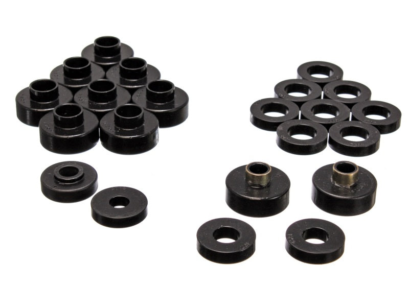 Energy Suspension CJ5-7 Body Mounts - Black for off road parts
