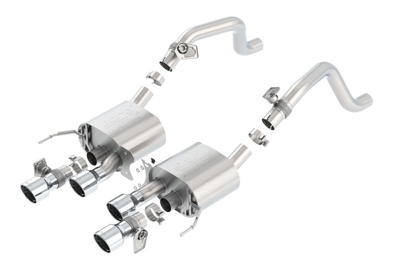 Borla 14-15 Chevy Corvette C7 6.2L RWD w/AFM &NPP ATAK-Type Exhaust System Main image