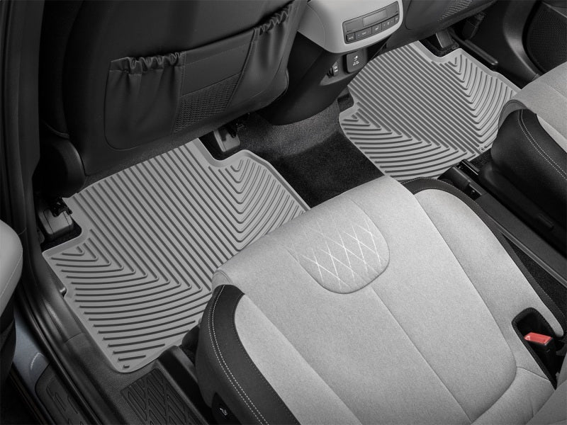 WeatherTech 20-24 Hyundai Palisade Rear Rubber Mats - Grey Secondary image
