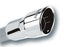 Borla 2.25in Inlet 3.5in Round Rolled Angle Cut Intercooled Outlet x 6.5in Long Embossed Tip for offroad parts