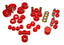 Energy Suspension 84-87 Honda Civic/CRX Red Hyper-Flex Master Bushing Set for performance offroad parts