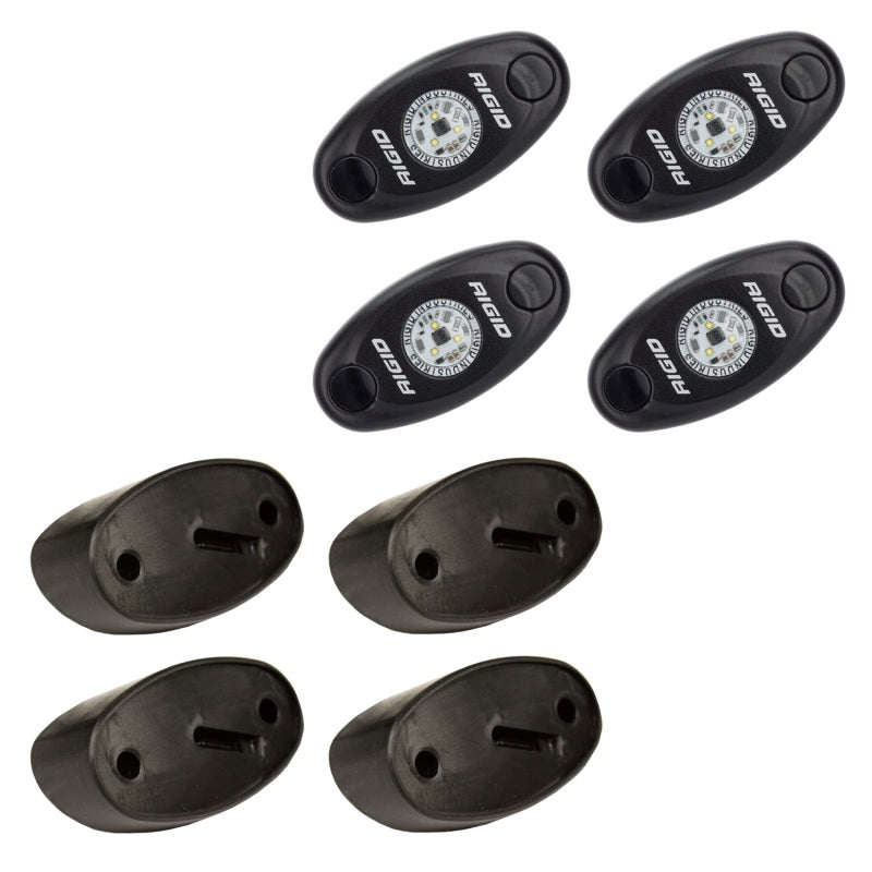 Rigid Industries Rock Light Kit- Red (4 lights) offroad lighting and electrical