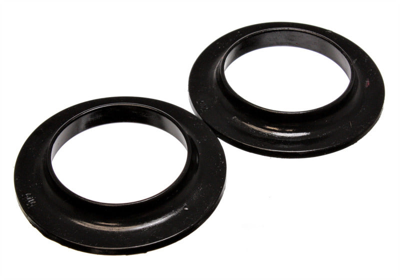 Energy Suspension Universal 3-3/4in ID 5-13/16in OD 7/8in H Black Coil Spring Isolators (2 per set) for offroad upgrades