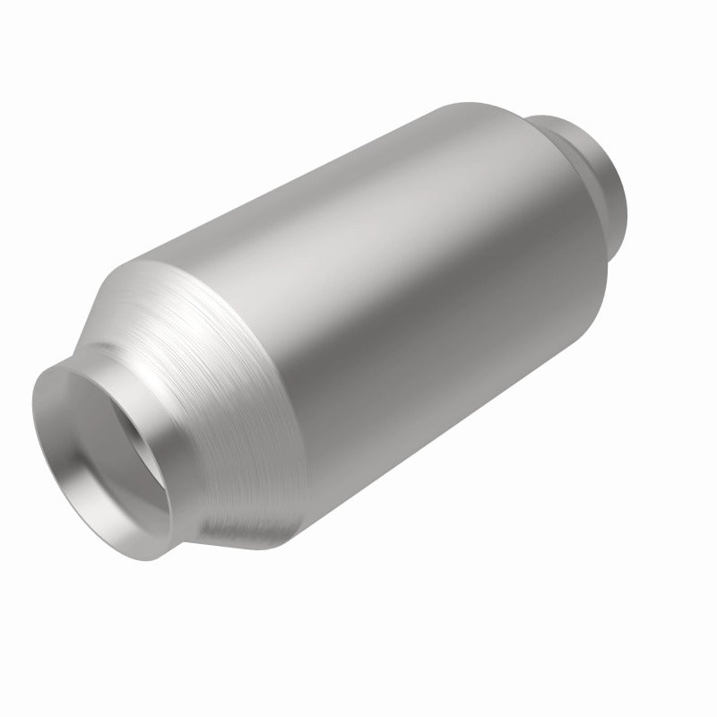MagnaFlow Conv Univ 2.50inch C/C stainless steel catalytic converter for offroad performance upgrades.