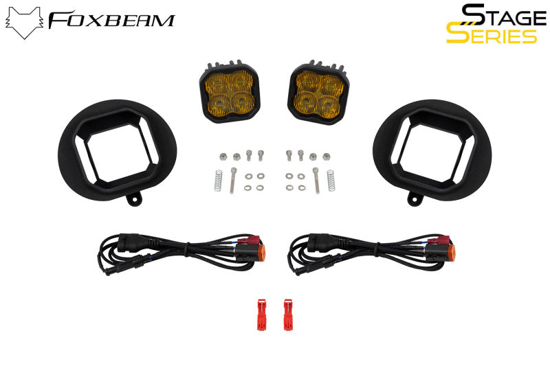 Diode Dynamics 06-09 Toyota 4Runner SS3 Type TR SAE Fog Light Kit - ABL Yellow Secondary image