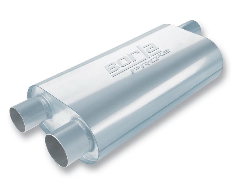 Borla Universal Oval Transverse 2.5in Inlet/Outlet 19in x 10.25in x 5.5in Turbo XL Muffler Secondary image