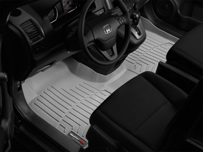 WeatherTech 07+ Honda CR-V Front Floorliner OTH - Grey in vehicle interior