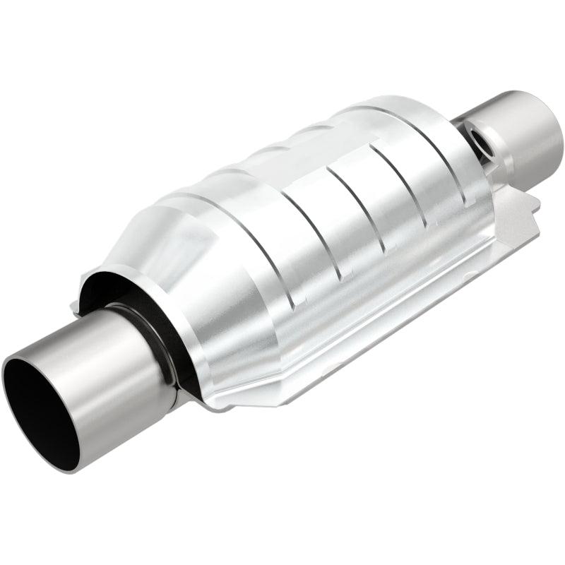 MagnaFlow Conv Univ 2.25 Single O2 FED universal catalytic converter for offroad vehicles.