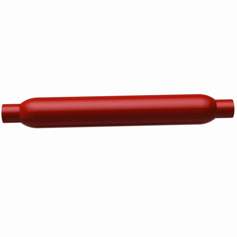 MagnaFlow Muffler Red Pack Series Glasspack 3.5in Rd 22in Body Length 2in/2in Inlet/Outlet for offroad performance upgrades