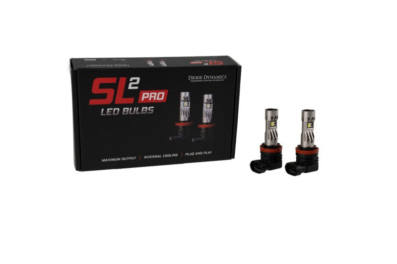 Diode Dynamics H11/H8/H9 White SL2 LED Bulbs with AntiFlicker Modules (pair) Secondary image