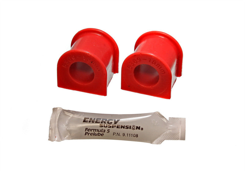 Energy Suspension 88-91 Honda Civic/CRX Red 19mm Front Sway Bar Bushings with lubricant