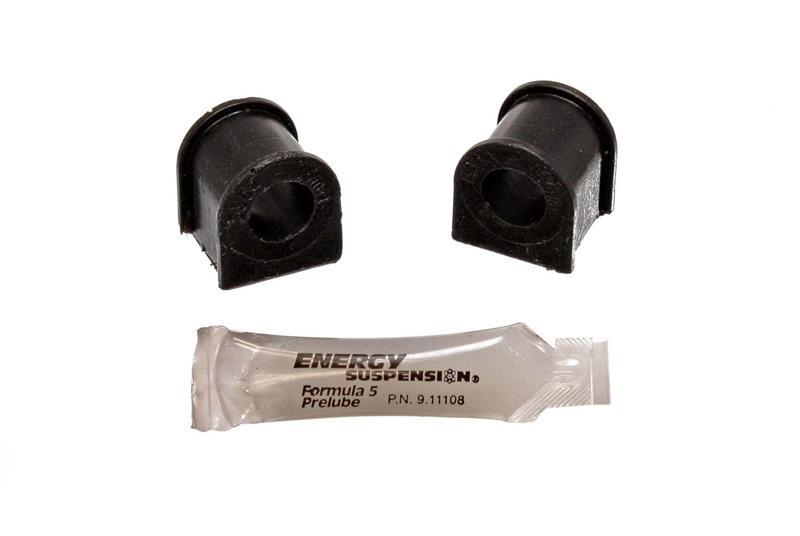 Energy Suspension 90-93 Acura Integra / 88-91 Honda Civic/CRX Black 15mm Rear Sway Bar Bushings and lubricant packet
