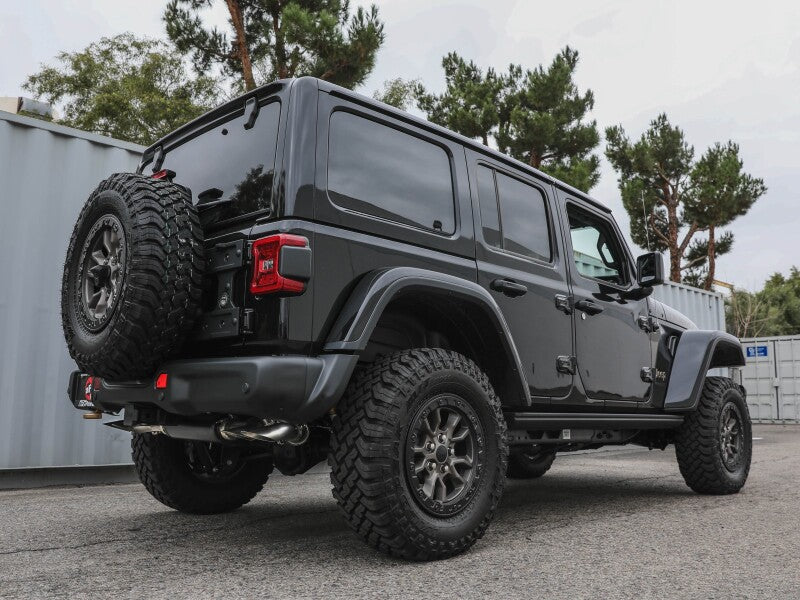 aFe 21-22 Jeep Wrangler JL Vulcan Series Stainless Steel Cat-Back Exhaust System Secondary image