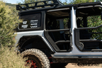 Body Armor 4x4 2018+ Jeep Wrangler JL Gladiator JT Tube Doors Rear Pair on offroad trail.