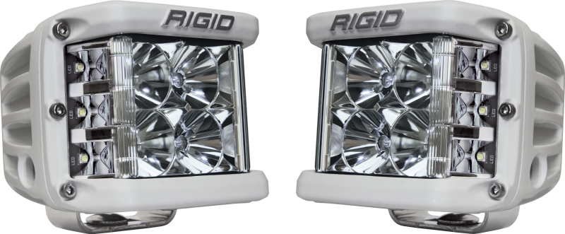 Rigid Industries D-SS - Flood - Set of 2 - White Housing for offroad lighting.