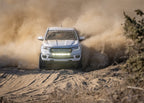 Fox 2019+ Ford Ranger 2.5 Factory Series 2-3in Front Coilover Reservoir Shock (Pair) - Adjustable in action on off-road terrain.