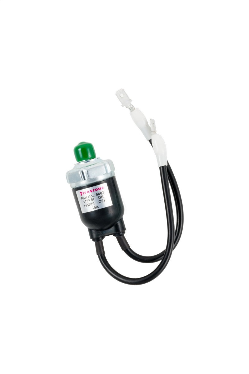 Firestone Sealed Air Pressure Switch 110-145 PSI - Single (WR17609402) for suspension lift kits and Jeep Wrangler accessories.