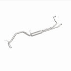 MagnaFlow CatBack 07-15 Nissan Titan V8 LGAS/LFLEX Single MF Polished Stainless Exhaust view