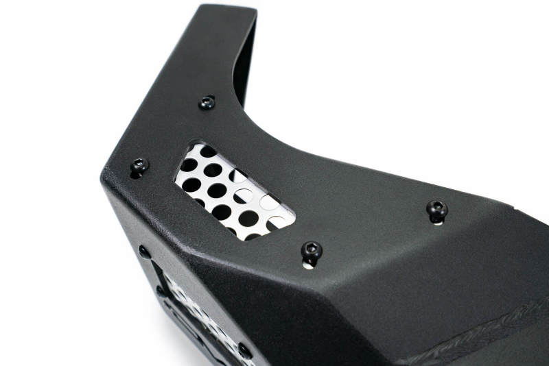 DV8 Offroad 21-22 Ford Bronco MTO Series Rear Bumper detail, off road parts and offroad lighting options.
