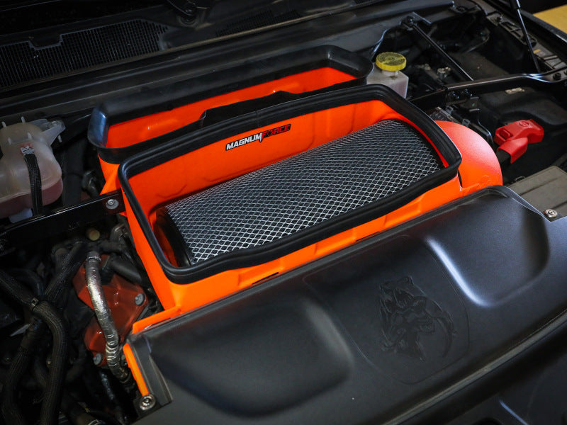 aFe 21-23 RAM 1500 TRX V8-6.2L SC Magnum FORCE Stage2 Orange Edition Cold Air Intake System w/Pro 5R Secondary image