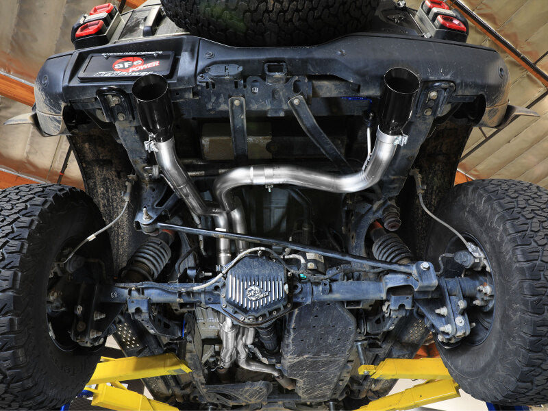 aFe 22-26 Ford Bronco V6 3.0L (tt) Vulcan Series 3in 304SS Cat-Back Exhaust System w/ Black Tips Secondary image