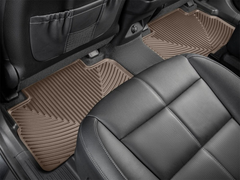 WeatherTech 2020+ Kia Telluride Rear Rubber Mats - Tan Secondary image