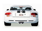 Borla 96-02 Viper GTS/R/T-10 Coupe/Convertible 2dr w/ 2.5in Inlets SS Catback Exhaust System rear view