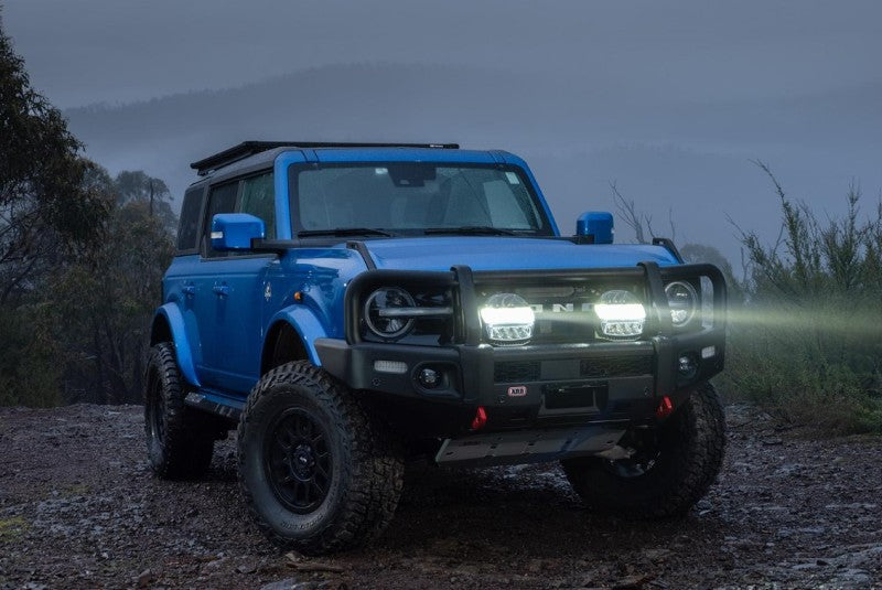 ARB Intensity IQ Driving Lights on custom 4x4 truck
