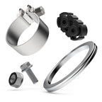 Magnaflow 2021+ Honda Ridgeline 3.5L NEO Cat-Back Exhaust System hardware components