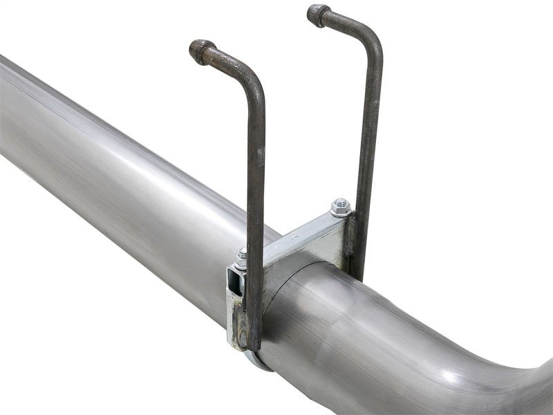 aFe Rebel XD 4in SS DPF-Back Exhaust 17-18 Ford Diesel Trucks V8-6.7L (td) w/ Dual Black Tips Secondary image