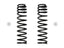 ICON 2018+ Jeep Wrangler JL / 2020+ Jeep Gladiator JT 2.5in Front Dual Rate Spring Kit for offroad performance upgrades