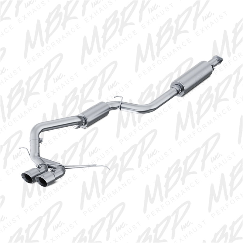 MBRP 13-14 Ford Focus ST 2.0L EcoBoost Dual Center Outlet AL 3in Cat Back Secondary image