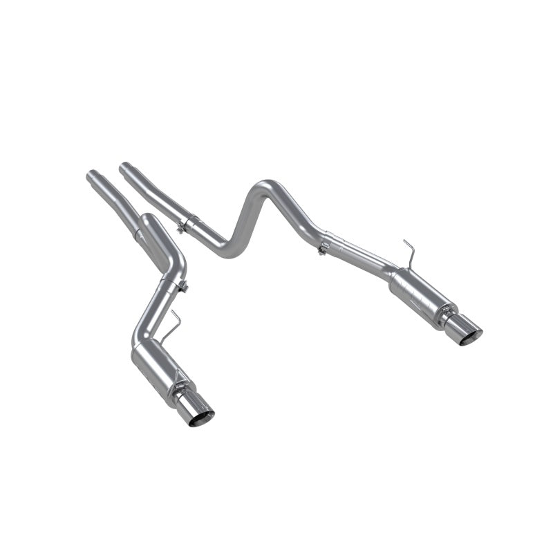 MBRP 05-09 Ford Shelby GT500 / GT Dual Split Rear Race Version, T409 4in Tips Exhaust System Secondary image