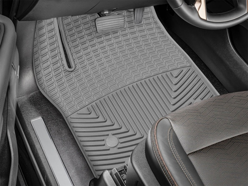WeatherTech 2021+ Cadillac Escalade Front Rubber Mats - Grey Secondary image